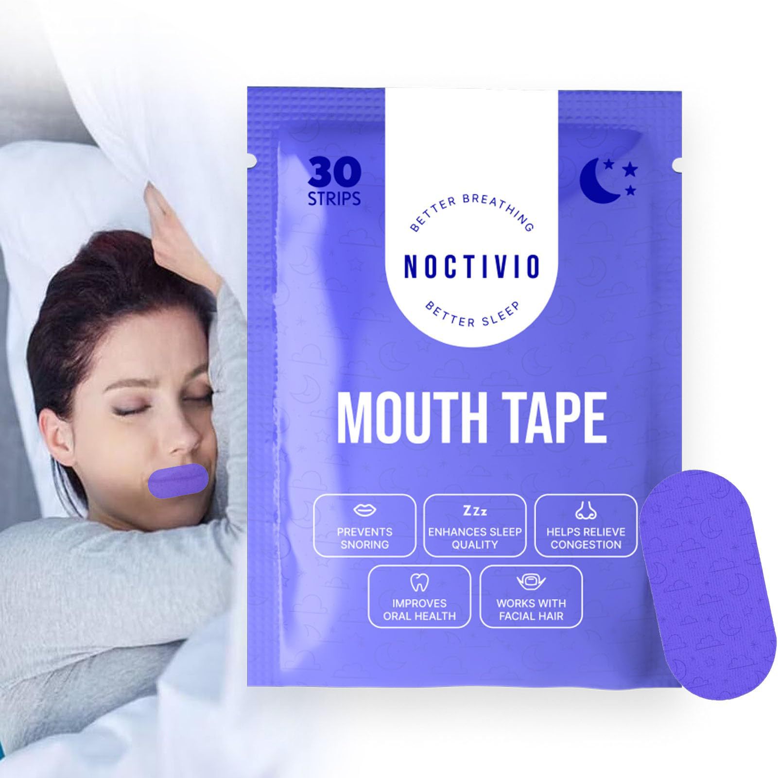 Sleep Tape for Better Breathing & Deeper Sleep