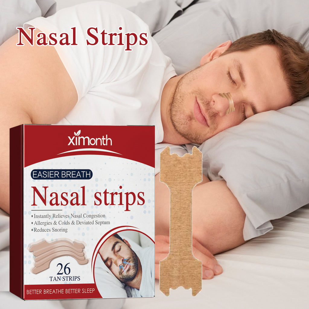 Anti-snoring Nasal Strips- Breathe Better & Sleep Deeper Instantly